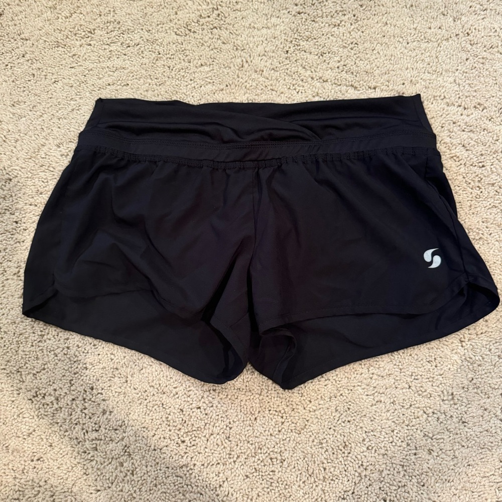 Soffe Women's Black Athletic Shorts